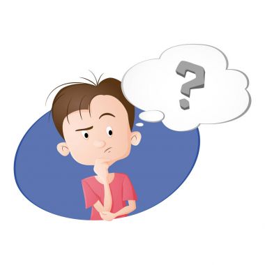 Bir çocuk bir düşünce düşünme