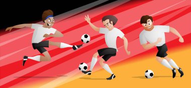 Takım Almanya futbol Futbol oyuncular hazır