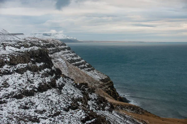 İzlanda 'da kış manzarası — Stok fotoğraf