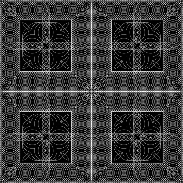 Modèle géométrique sans couture à partir de minces anneaux — Image vectorielle