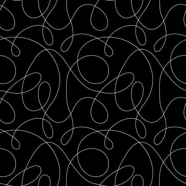 Бесшовный векторный рисунок тонких линий
