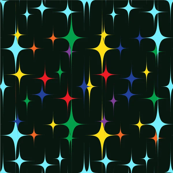 Διάνυσμα φόντο με πολύχρωμο αστέρια — Διανυσματικό Αρχείο