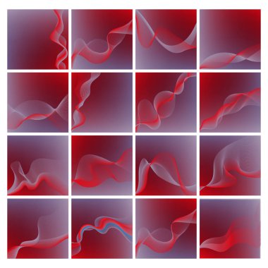 Degrade arka plan ayarlayın. Vektör çizimler.