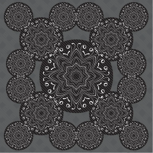 Patrón vectorial de mandalas — Vector de stock