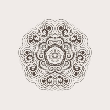 tasarımınız için güzel dairesel modeli