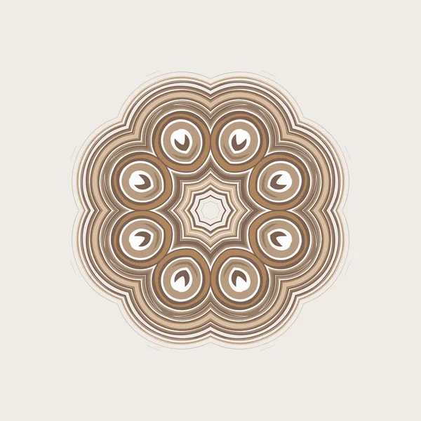 Beautiful circular pattern for your design — Stock Vector