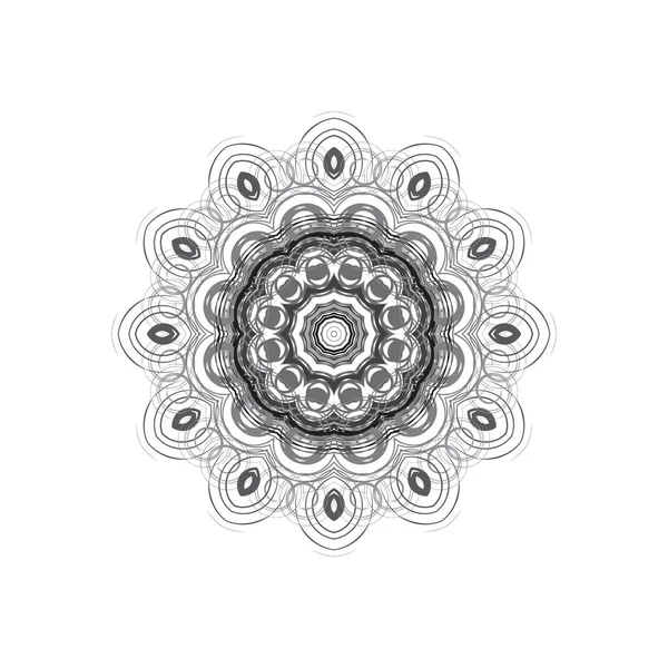 Hermoso patrón circular para su diseño . — Archivo Imágenes Vectoriales