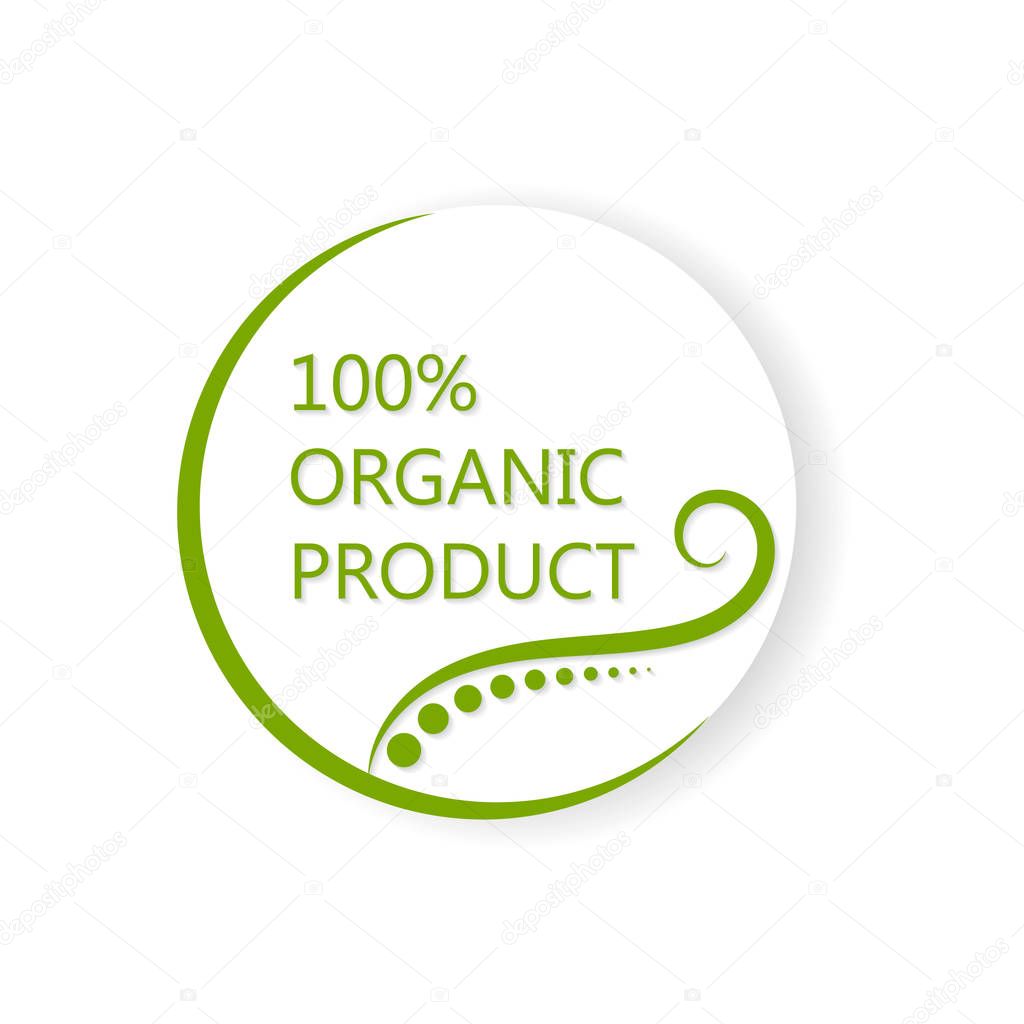 The organic product. Natural products. Without chemical additives.