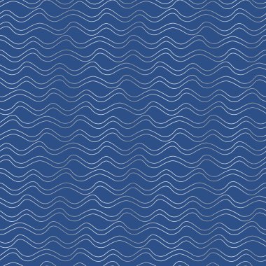 Sorunsuz arka plan tane dalgalanan çizgi. Mavi arka plan üzerinde vektör şekli