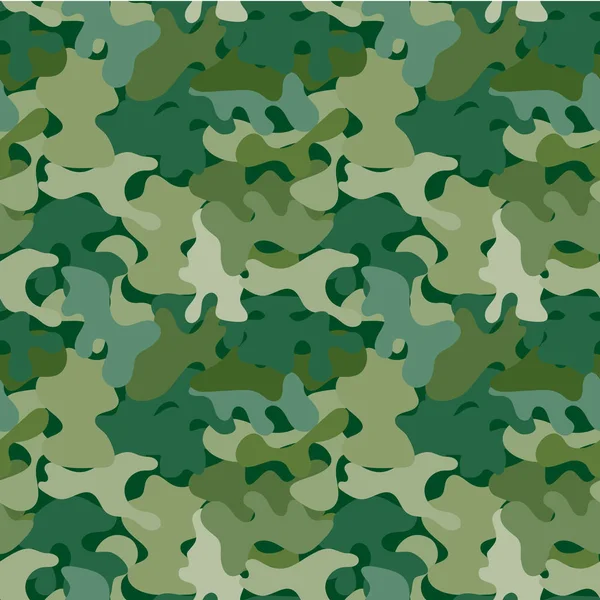 Patrón sin costura de camuflaje vectorial. Para fondos de pantalla, fondos, texturas en estilo ejército o pseudo-ejército — Vector de stock