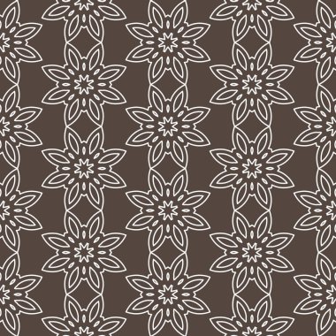 Dairesel elemanları sorunsuz ritmik geometrik desen