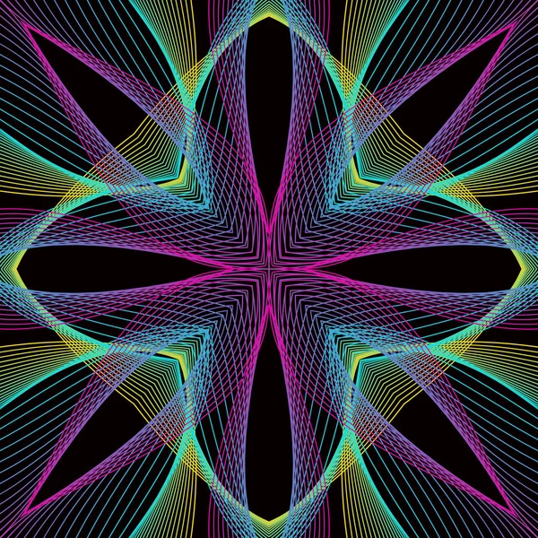 Eléments de conception des lignes lumineuses — Image vectorielle