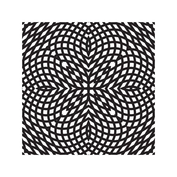 Élément graphique carré pour créer un motif abstrait sans couture . — Image vectorielle