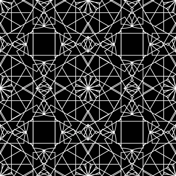 Naadloze geometrische patroon van circulaire elementen. Wallpaper sier textuur, betegeld. Arabische, islamitische, Marokkaanse, Aziatische, Indiase inheemse motieven. — Stockvector