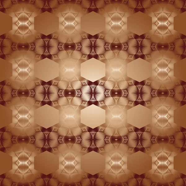 Een complex patroon. Naadloze vector sieraad. Geometrische ritmisch patroon — Stockvector