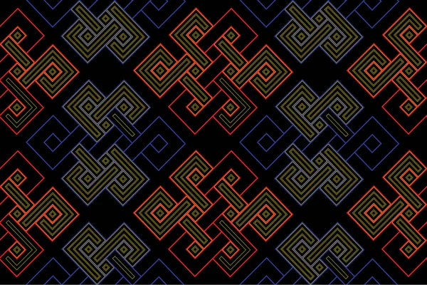 Tek renkli zarif süsleme. Vektör geometrik seamless modeli. Arka plan olarak kullanılan zemin.