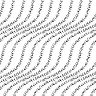 Dalgalı seamless modeli. Soyut modern Kesikli kontur dokulu arka plan