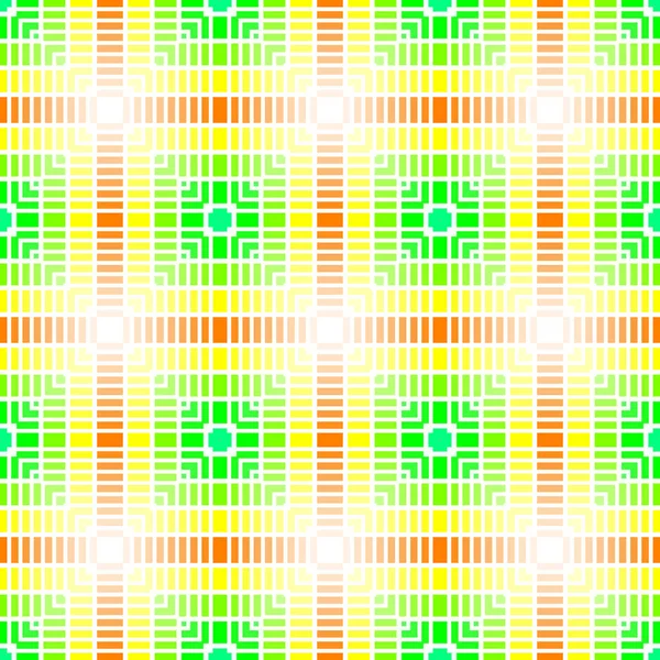 Warna kotak-kotak polanya mulus. The tak berujung tekstur. Vektor ornamen. Ilustrasi geometris abstrak . - Stok Vektor
