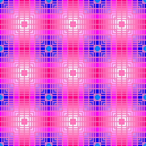 Kleurrijke vierkantjes naadloze patroon. De eindeloze textuur. Vector ornamenten. Abstracte geometrische illustratie. — Stockvector