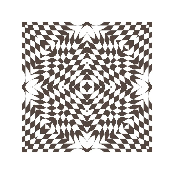 Monochroom element van naadloze patroon. Moderne stijlvolle textuur. Vectorelement van grafisch ontwerp — Stockvector