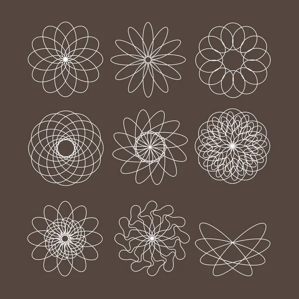 Mandala. Etnikai díszítő elemek, kerek dísz. Vektoros illusztráció — Stock Vector
