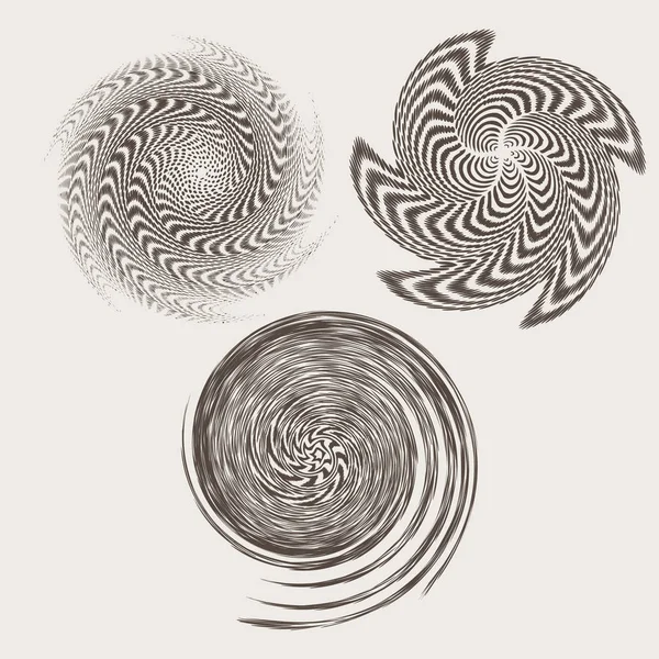 Декоративный фон с полутоном, геометрическим элементом, спиралью, потоком, вихрем — стоковый вектор