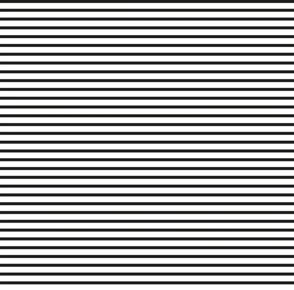 Horisontella parallella linjer. Raka horisontella linjer konsistens. Vector minimalistisk sömlösa mönster, enkla svartvita konsistens med svarta tunna parallella linjer — Stock vektor