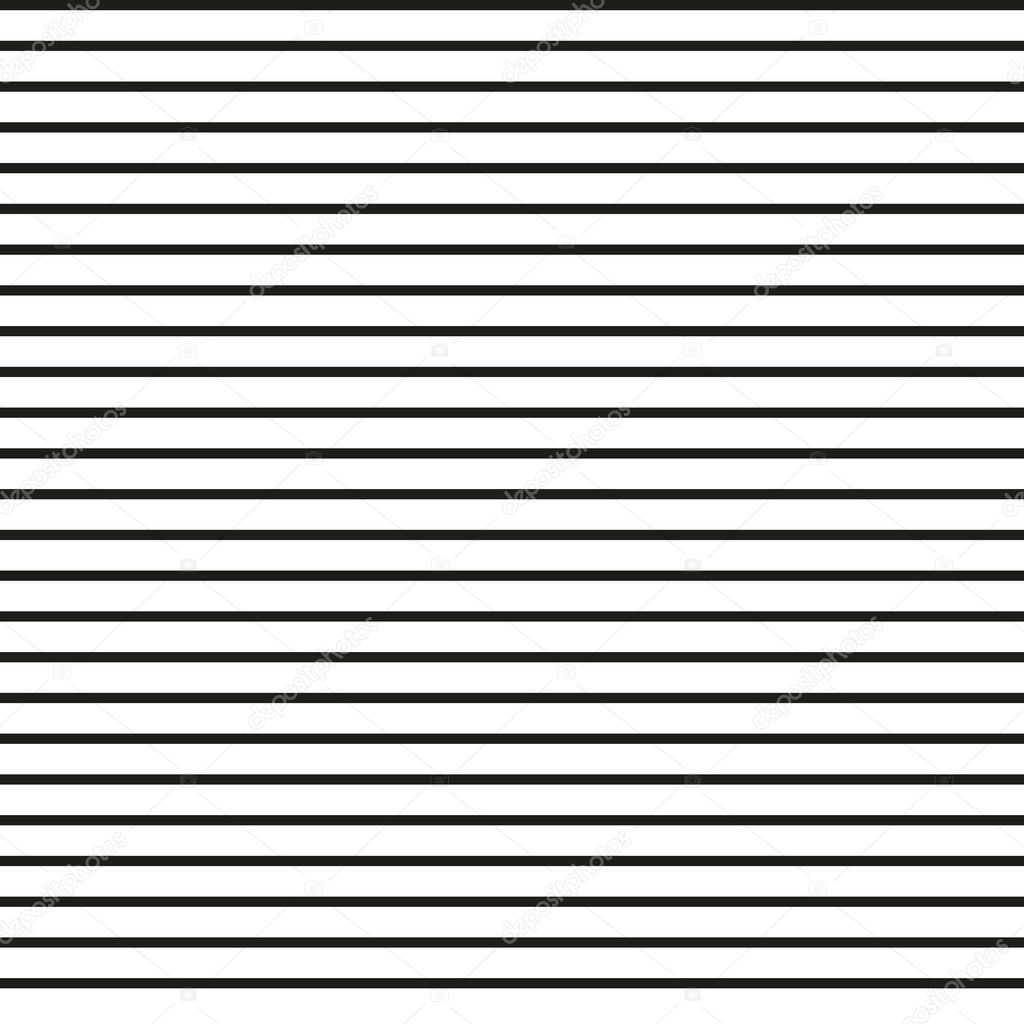 Horizontal Parallel Straight Lines, stripes vector seamless pattern. Abstract Geometric Background Design.