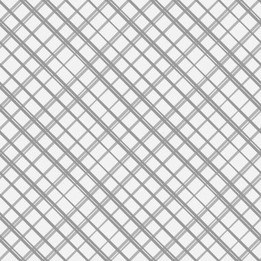 İnce çizgiler çapraz damalı deseni. Siyah ve beyaz vektör çizim. Soyut geometrik tek renkli doku