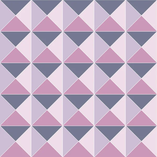 Украшенный узор из цветных треугольников, бесшовный абстрактный векторный фон с квадратными пирамидами — стоковый вектор