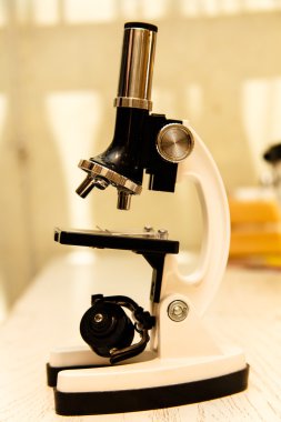 Okul küçük mikroskop tablodur.