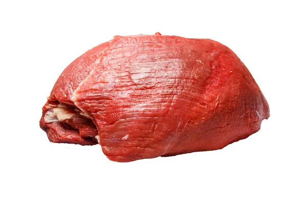Rauw rundvlees, een hock van ham, die de pulp heet. — Stockfoto