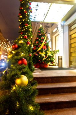 Moskova - 24 Aralık 2016: Sakinleri Noel kutlaması 