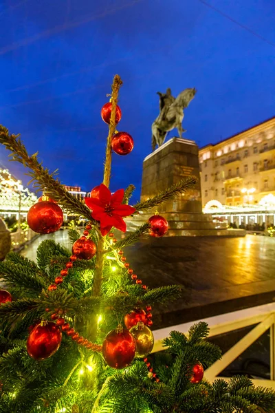 Moskva - 24 December 2016: Invånare firar jul — Stockfoto