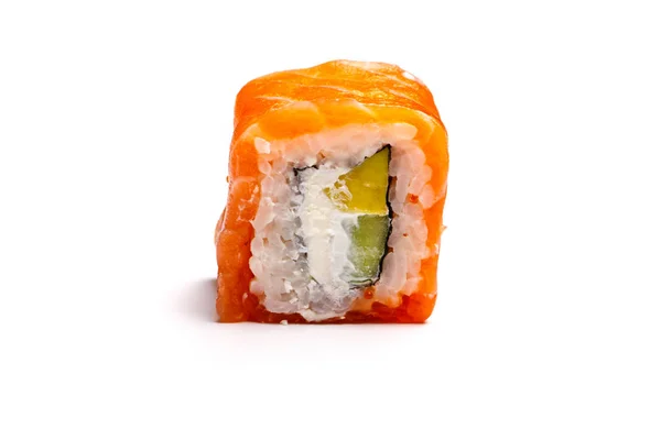 Sushi californiano su sfondo bianco. Non isolato . — Foto Stock