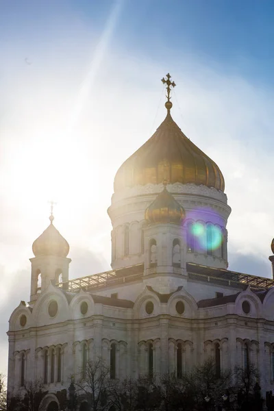 Die Kuppel des orthodoxen Haupttempels des Erlösers Christus — Stockfoto