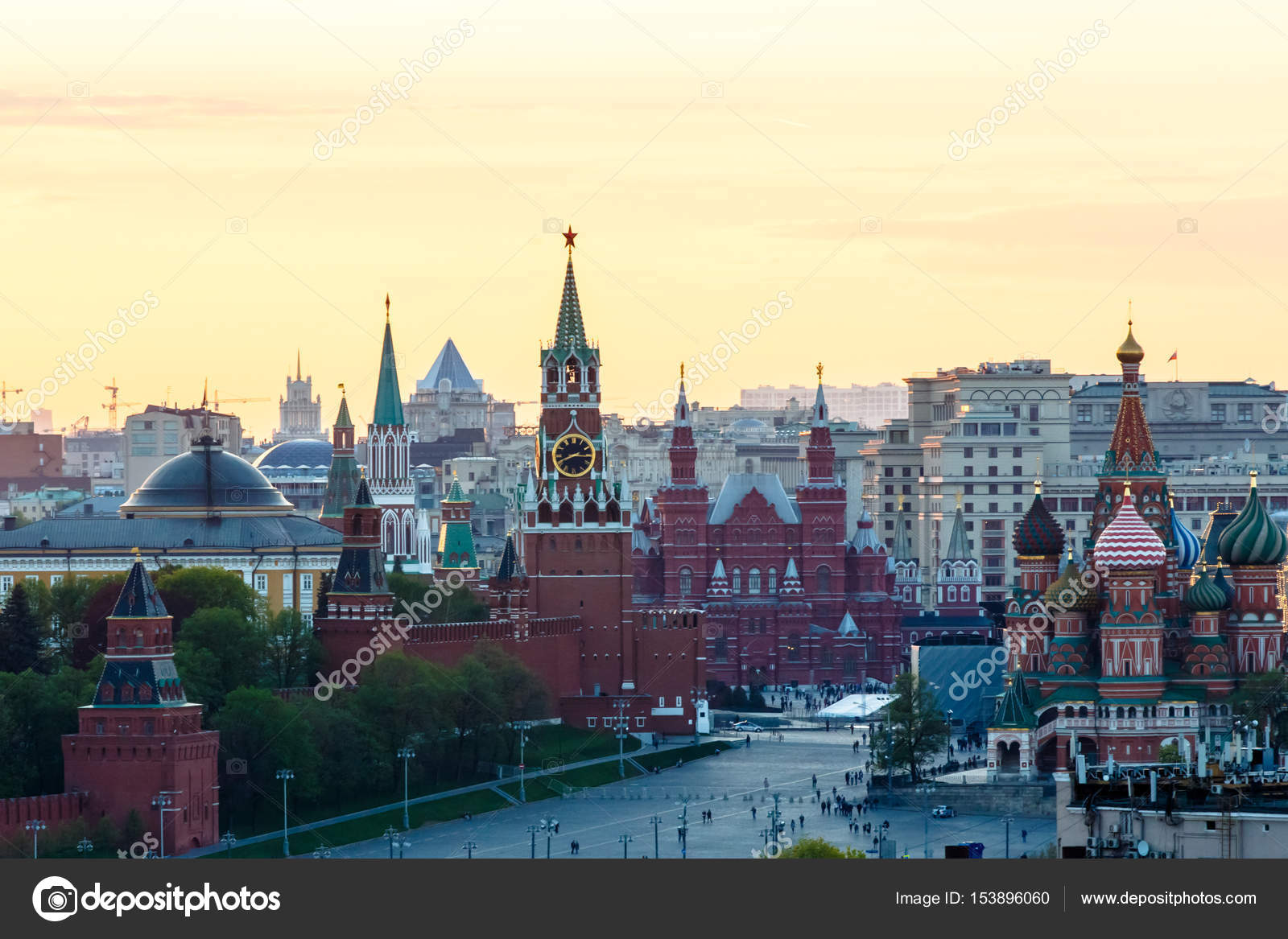 Кремль вид сверху. Красная площадь в ночной вид сверху ...