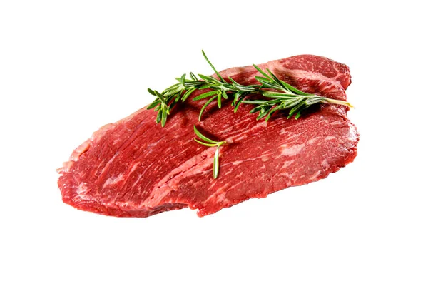 Cappellino di scarico, Top Sirloin Cap, Coulotte Steak, Picanya il b marmorizzato — Foto Stock