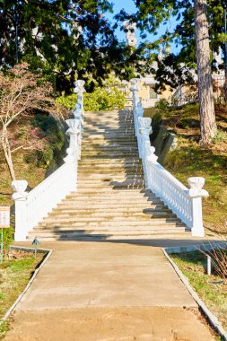 Yalta, Kırım, 31 Aralık 2019. Massandra 'daki Rus İmparatorlar Sarayı.