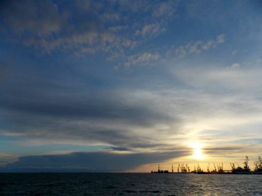 güzel günbatımı renkleri