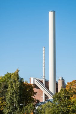 Bir kış sabahı santral baca