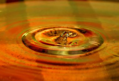 damla bir fışkırmasını