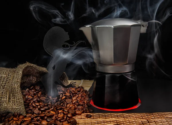 Magia de granos de café —  Fotos de Stock