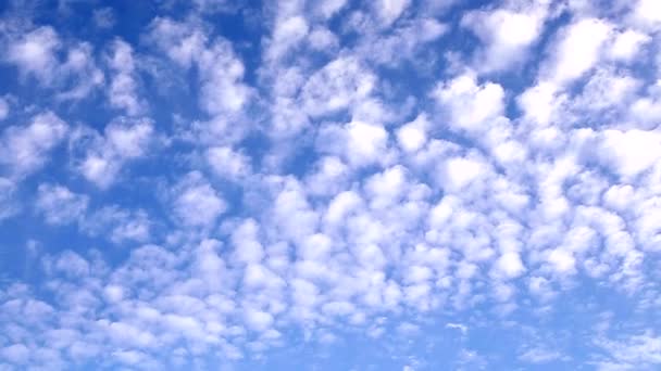 Gökyüzünde Yüksek Hızda Bulutların Hareketi Hız Hareketi — Stok video
