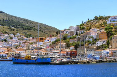 Yunanistan 'ın Hydra Adası Limanı