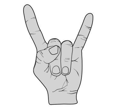 Rock el şeytan boynuzu