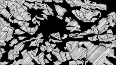 Stockholm alan harita animasyon film 4k döngü