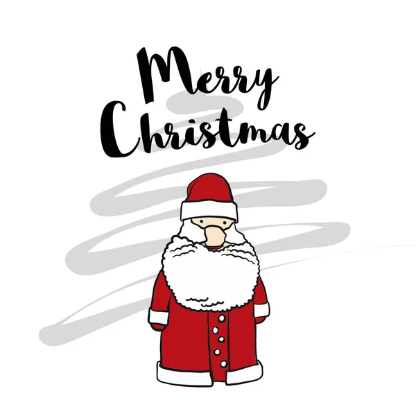 Feliz Navidad con Santa Claus — Archivo Imágenes Vectoriales