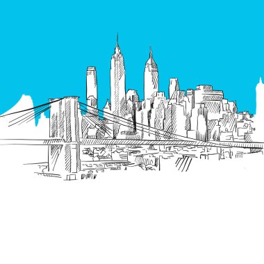 Brooklyn Köprüsü, Blue Serisi ile Manhattan