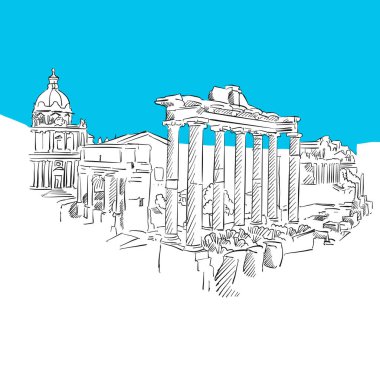 Forum Romanum, Roma, Blue Serisi